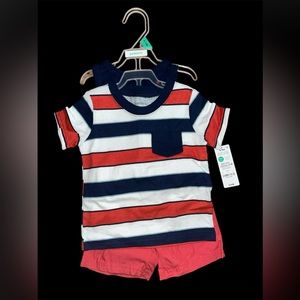 Carter's Child of Mine Baby Boy Shorts Outfit Set, 3-Piece